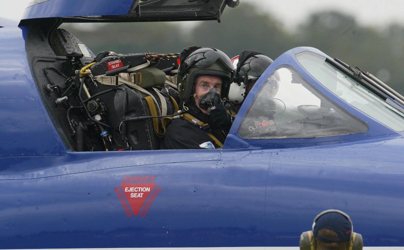 Hawker Hunter Aerobatic Flight